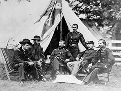 sheridan & his generals during the Shenandoah campaign, 1864