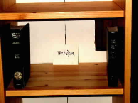 Tom Fox's room at Hopewell