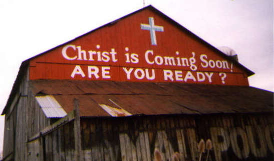 Red Barn-Christ Coming Soon