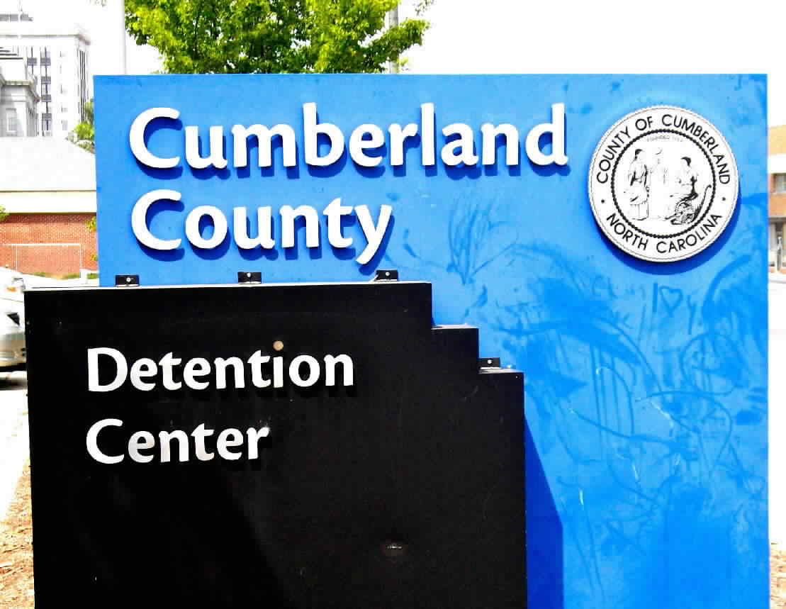 Detention center sign