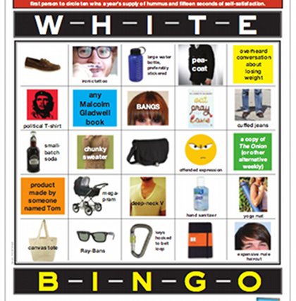 White Travel Bingo