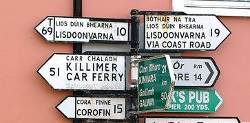 Irish Road Signs - 1