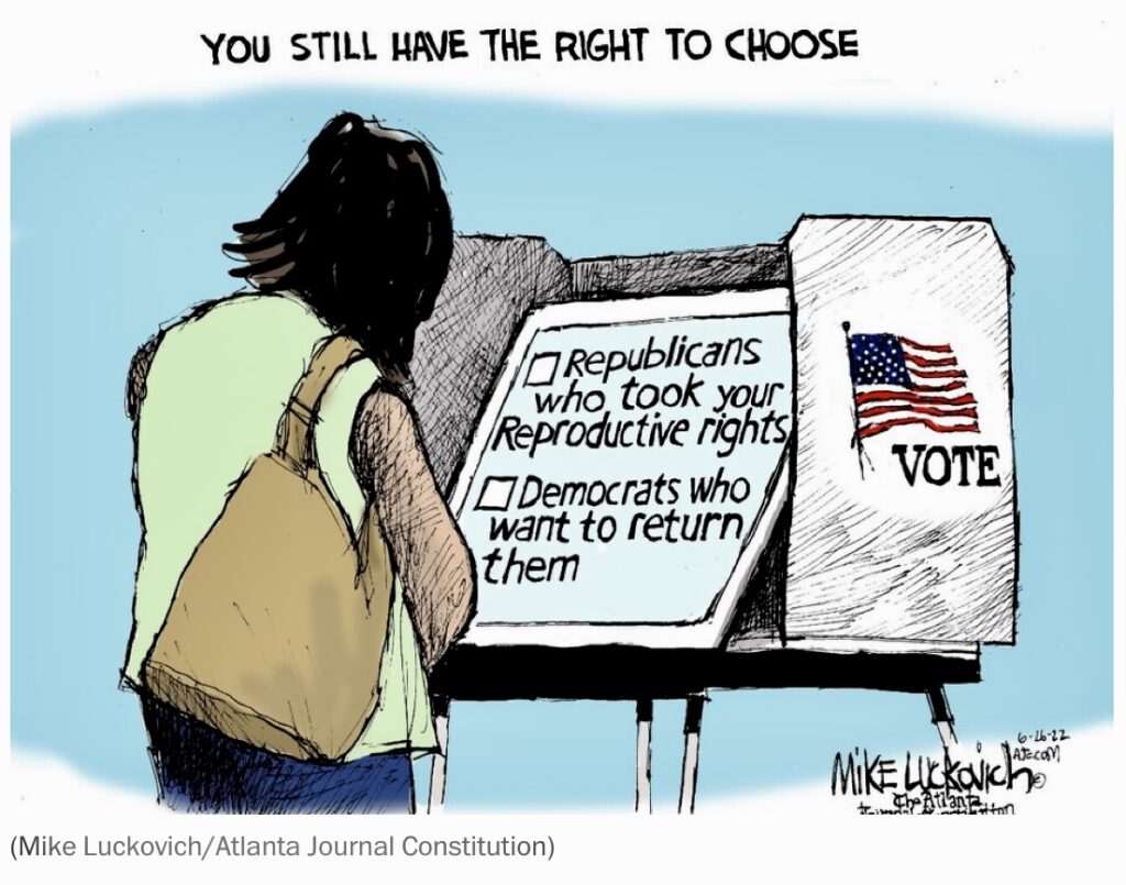 Cartoon - Vote for choice